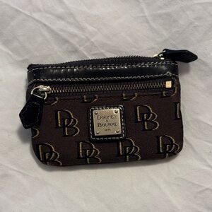 Dooney & Bourke Brown and Black coin/key Bag